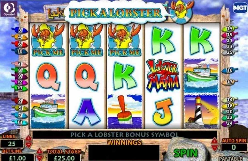 Types of Bonuses for Lobstermania